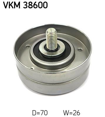 Galet enrouleur de courroie d'accessoire SKF ref. VKM 38600